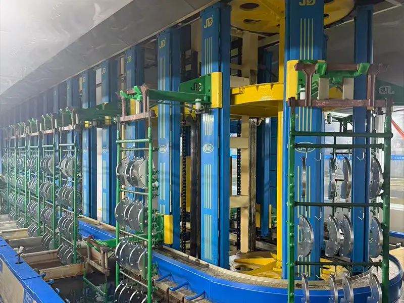 Dây chuyền mạ dọc Dây chuyền mạ dọc