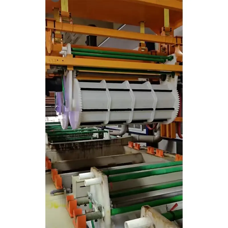 Dây chuyền mạ kẽm thùng đường ray cao
